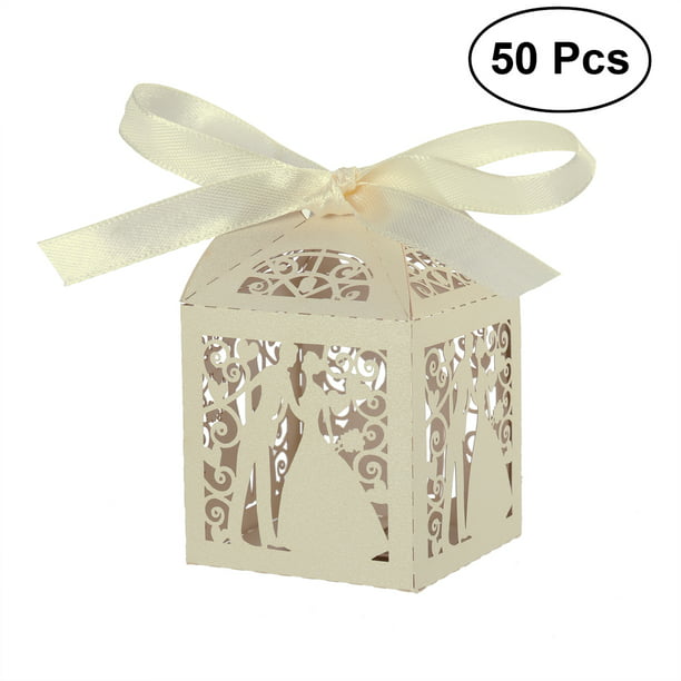 50PCS Butterfly Wedding Favour Favor Sweet Cake Gift Candy Boxes Table Decor